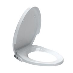 American Standard 5900A05G.020 AquaWash Nichtelektrischer Bidetsitz für längliche Toiletten, weiß, 14.9 in wide x 3.6 in tall x 21.1 in deep