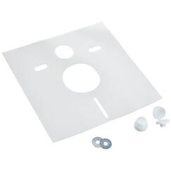 Sanit 16.002.00.0000 Schallschutzset für Wand-WC und Bidet, weiß, 1-Pack