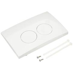 Geberit Betätigungsplatte Delta21, 115125111, Revisionsplatte für 2-Mengen-Spültechnik, 245 x 165 x 14 mm, Weiß, 21219 9