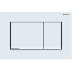 Geberit Sigma 30 Drückerplatte Matt Weiß/Chrom/Weiß für UP720, UP320, UP300 und UP700