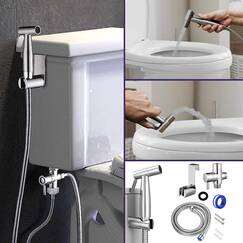 Handheld Bidet Toilettensprüher Strahlset Chrom