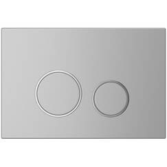 MYLAVABO Drückerplatte WC Betätigungsplatte passend für Geberit Sigma Vorwandelement für Geberit Spülkasten Sigma UP300, UP320, UP700, UP720 (Silber-Chrom, Kunststoff)