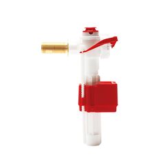 Fluidmaster PRO75B Pro Seite Eintrag Füllventil mit 1/2 Zoll Heavy Duty Messing Schaft – Weiß
