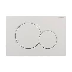 Geberit Betätigungsplatte Sigma01, 115770115, Revisionsplatte für 2-Mengen-Spültechnik, 246 x 164 x 13 mm, Weiß, 21239 7