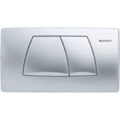 Geberit 115888111 Abdeckplatte Twinline mit, Betätigung von vorne weiß