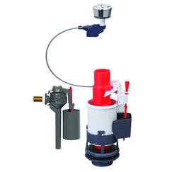 Wirquin 14014002 Mechanik 3/6 l + Wasserhahn TOPY 3/8, Messing