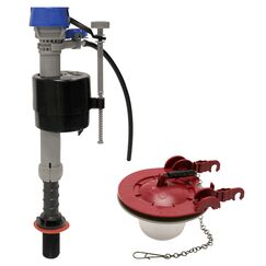 Fluidmaster K-400H-040-T5 PerforMAX Füllventil und 7,6 cm Klappe, WC-Reparaturset, mehrfarbig