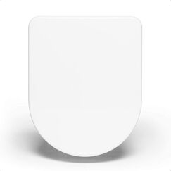 Bullseat Toilettendeckel D-Form – WC Sitz mit Softclose, abnehmbar | Klobrille aus Urea-Duroplast, antibakteriell & UV-beständig | Toilettensitz Montage von oben