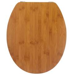 Wirquin 20719732 WC Deckel, Casual Line Bamboo Bambus, Natur