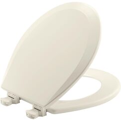 Bemis WC-Sitz mit Easy Clean & Change Scharnieren, Biscuit/Linen, 1er Pack rund 500EC 346