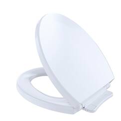 TOTO SS113#01 Übergangs-WC-Sitz, SoftClose, rund, Baumwolle, weiß