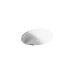 KOHLER K-2209-0 Caxton Under-Mount Bathroom Sink, White