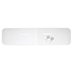 Cornat Schallschutz-Set für Wand-WC - Geräuschreduktion Inklusive - Einfache Installation - Für maximale Breite von 750mm - Weiß