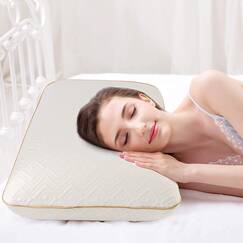 Fityou Memory Foam Kopfkissen, Nackenkissen, Ergonomisches Schlafkissen, Abnehmbarer und Waschbarer Kopfkissenbezug, f&uuml;r Seitenschl&auml;fer, R&uuml;ckenschl&auml;fer, Anf&auml;llig, (67.5x40x13cm)