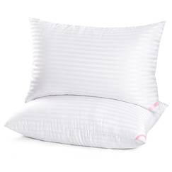 EIUE Bettkissen (2er-Pack) weiche Kissen zum Schlafen, Queen-Size-Gr&ouml;&szlig;e, 50,8 x 76,2 cm, hautfreundlicher Stoff f&uuml;r Seiten-, Bauch- und R&uuml;ckenschl&auml;fer