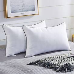 Kissen Queen-Size-Gr&ouml;&szlig;e, 2er-Pack zum Schlafen, weiches und st&uuml;tzendes Bettkissen f&uuml;r Seiten- und R&uuml;ckenschl&auml;fer, Daunen-Alternative Hotel-Kollektion, Kissen - 20 x 30 cm