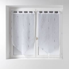 Douceur d'Interieur 1626508 Paar, Polyester, Grau, 2 x 45 x 120 cm