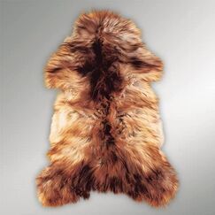 Heidschnucken Fell aus der L&uuml;neburger Heide naturbraun Gr&ouml;&szlig;e 105/65 cm