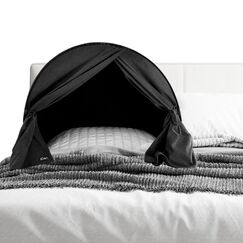 zDen Original patentiertes lichtblockierendes Luxus-Schlafh&ouml;hlen-Bettzelt, Zertifiziert, ungiftig, Verdunkelungs-Baldachin, perfekt f&uuml;r Nachtschicht, Schlafs&auml;le, Reisen, Nickerchen und Entspannung