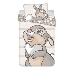 Disney Baby-Bettbezug Panpan Bambi, 100% Baumwolle, Bettw&auml;sche 100 x 135 cm, Kissenbezug 40 x 60 cm
