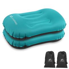 flintronic Aufblasbare Camping Kissen, TPU Ultraleicht Aufblasbares Kissen f&uuml;r Strand, Wasserfest Komprimierbar Bequem Aufblasbar Kopfkissen Strandkissen f&uuml;r Outdoor