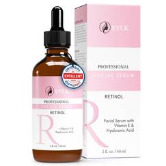 Retinol Serum Gesicht mit Hyaluron f&uuml;r Microneedling Hochdosiert | Testsieger | Falten Weg Soforteffekt | Anti Aging Gesichtsserum | Pickelmale & Pigmentflecken Entferner Gesicht | 60 ml