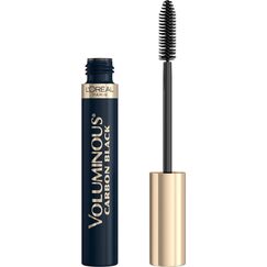 L'Oréal Paris Mascara, Schwarze Wimperntusche für 5x mehr Volumen und kräftige Wimpern, Voluminous, Nr. 00 Extra Black, 1 x 7,5 ml , 7.5ml (1er Pack)