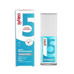 syNeo 5 Antitranspirant Deo Pumpspray – 5-Tage-Wirkung – gegen starkes Schwitzen, Schweiß & Geruch – für Body, Hände & Gesicht – dermatologisch getestet – für Damen & Herren – Made in Germany – 30 ml