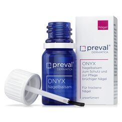 preval® ONYX 10 ml | Das Original | Medizinischer Nagelhärter & Nagelaufbauserum | Schutz & Stärkung brüchiger Nägel & trockener Nagelhaut | ölfrei – ideal als Unterlack