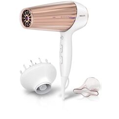 Philips MoistureProtect Haartrockner - 2300W, Ionisierungsfunktion, 6 Hitze- und Geschwindigkeitsstufen, inkl. Diffusor & Stylingdüse (Modell HP8280/00)