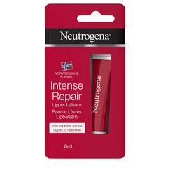 Neutrogena Norwegische Formel Intense Repair CICA Lippenbalsam (15 ml) zur Linderung trockener und spröder Lippen