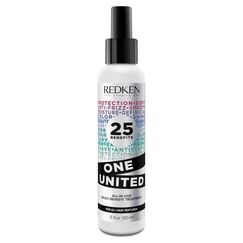 Redken Multi-Benefit-Treatment, Feuchtigkeitsspendendes Pflege-Spray für alle Haartypen, Hitzeschutz & Anti-Haarbruch, One United, 1 x 150 ml