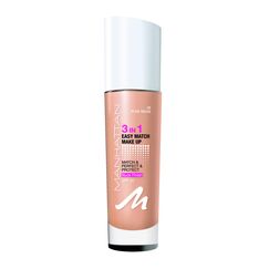Manhattan 3in1 Easy Match Make-up, Flüssig Foundation für gebräunte Haut mit LSF 20, Farbe Rose Beige 36, 1 x 30ml