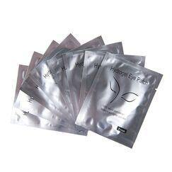 50 Paar Augenpads für Wimpernverlängerung Fusselfrei Augen Gel Patch Hydrogel Augenpads Profi Lint Free Eye Gel Patch for Eyelash Extensions Augenwimper (Silbernes Mädchen)