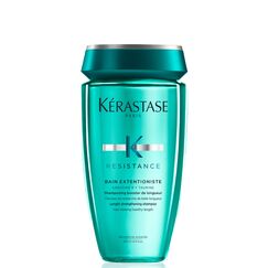 Kérastase Shampoo für langes und geschädigtes Haar, Kräftigendes und stärkendes Haarbad, Gegen Spliss, Bain Extentioniste, Résistance, 250 ml