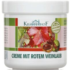 Kräuterhof 10er Vorteilspack Creme mit Rotem Weinlaub, 10 Dosen a 100ml