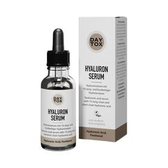 Hyaluronserum Hochdosiert Anti Aging für den Feuchtigkeits-Boost - Vegan, Ohne Silikone, Made in Germany, DAYTOX - Hyaluron Serum - 1 x 30 ml