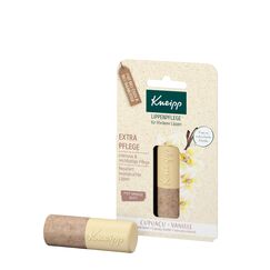 Kneipp Lippenpflege Extra Pflege - reichhaltiger Lippenbalsam mit nährender Cupuaçu Butter und echtem Vanille-Extrakt - langanhaltender und intensiver Lip Balm - 1 St