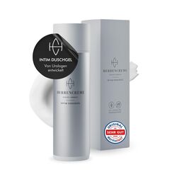 HERRENCREME Intim Duschgel für Männer 200 ml I Waschgel für Körper & Intimbereich I sanfte Pflege & Reinigung I Männer Intimpflege vom Urologen entwickelt I vegan & dermatologisch getestet