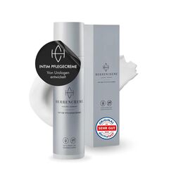 HERRENCREME Intim Pflegecreme für Männer 75 ml I Intimcreme mit Mikrosilber I Bei trockener & gereizter Haut I Intimpflege Männer vom Urologen entwickelt I vegan & dermatologisch getestet