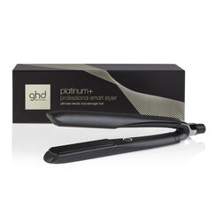 ghd platinum+ black - Intelligenter professioneller Haarglätter, weniger Haarbruch, mehr Glanz und Farbschutz, Ultra-Zone-Technologie, optimale Kämmtemperatur 185ºC homogen