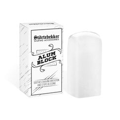 Störtebekker® Premium Alaunstein - Natürliches Aftershave - Alaun Blutstiller - Beruhigt die Haut nach der Rasur mit Rasierhobel/Rasiermesser - antiseptisch - Potassium Alum Block