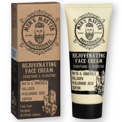 Men's Master Gesichtscreme Männer | Angereichert mit Kollagen, Hyaluronsäure und Mineralien | Hautpflege für Männer | Feuchtigkeitscreme und Anti-Aging-Creme | Gesichtspflege für alle Hauttypen | 75ml