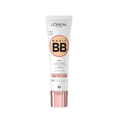 L'Oréal Paris Getönte Tagescreme, Für 24h Feuchtigkeit und einen ebenmäßigen Teint, Magic BB Teint Optimierer, Nr. 03 Medium Light (Mittel Hell), 1 x 30 ml
