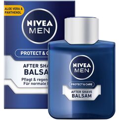 NIVEA MEN Protect & Care After Shave Balsam im 4er Pack (4 x 100 ml), beruhigendes After Shave, Hautpflege nach der Rasur mit Aloe Vera und Panthenol