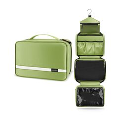 Carttiya Kulturbeutel zum Aufhängen, Kulturbeutel Herren Damen, Kosmetiktasche Groß Waschtasche Reise Waschbeutel Cosmetic Bag Makeup Tasche Kulturtaschen Toilettentasche mit Haken (Hellgrün)