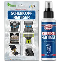 Original Syprin Scherkopfreiniger für Rasierer Haarschneider – Reinigungsflüssigkeit für Haarschneidemaschinen Trimmer Barttrimmer
