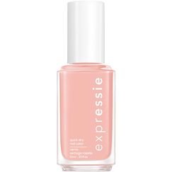 Essie Schnelltrocknender Nagellack „expressie“, Nr. 0 crop top and roll, Nude, Vegane Formel, 10 ml