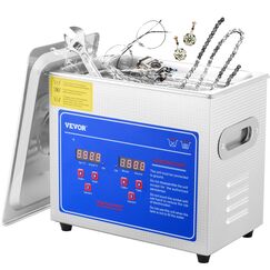 VEVOR Ultraschallreiniger 3L Reiniger ultraschallgerät Ultraschallreinigungsgerät Ultrasonic Cleaner mit Heizung Digital Timer for glasses Jewellery False Teeth Coins