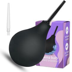 Po-Dusche & Intimdusche 225 ml – Sanfte hygienische Reinigung mit warmem Wasser – Mobile Intimpflege aus medizinischem Silikon, BPA-frei, für Frauen & Männer